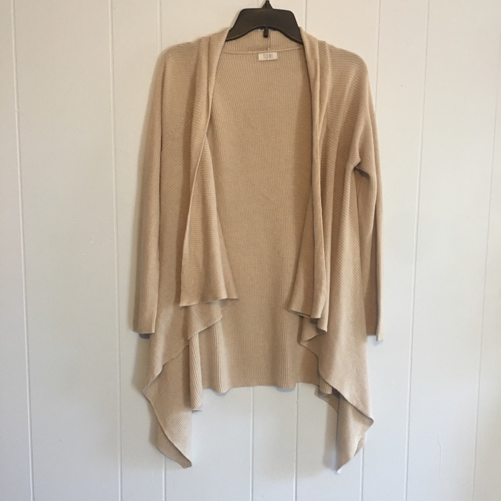 Neutral colored TOBI cardigan